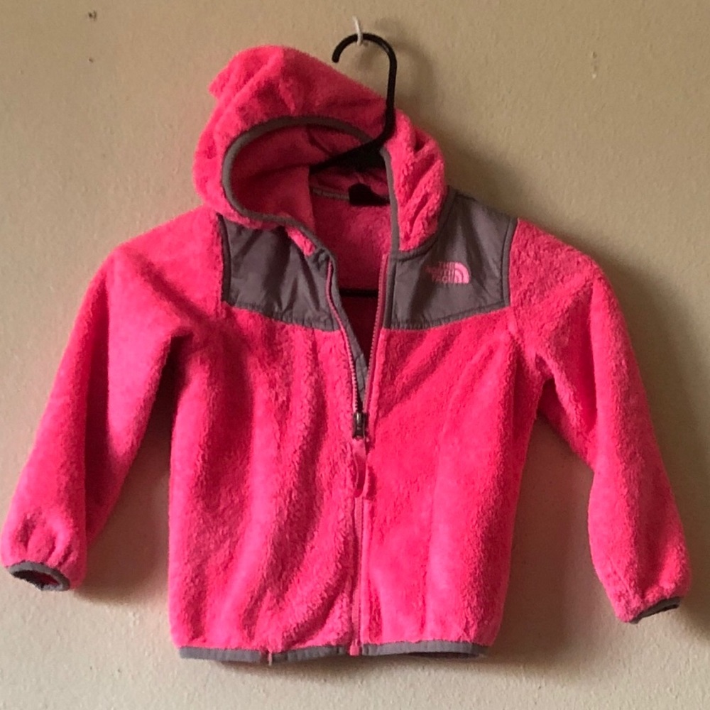 North Face Hot Pink Small girls warm her up jacket
